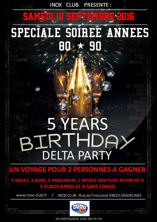 BIRTHDAY INOX les5 ANS spl DELTA PARTY