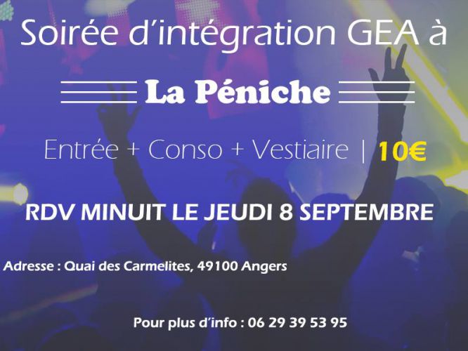 soirée d’inter // GEA // PENICHE