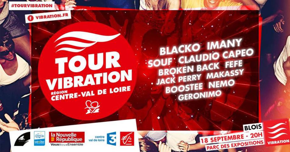 Tour Vibration Région Centre-Val de Loire à Blois