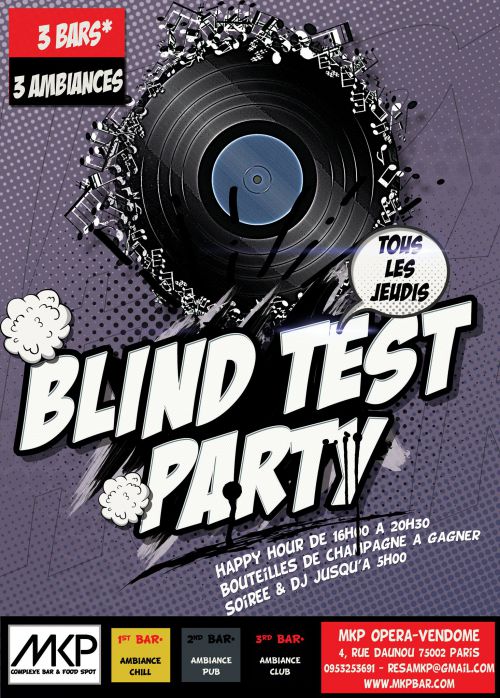 BLIND TEST PARTY