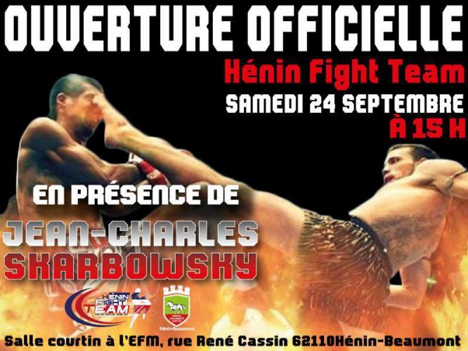 ouverture officielle de la Hénin Fight Team