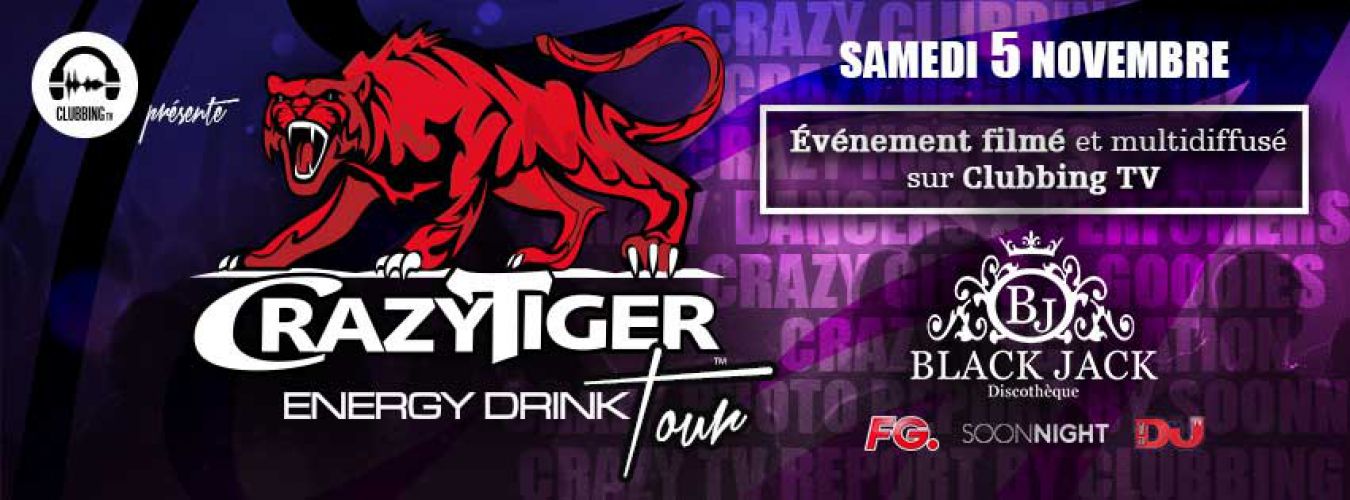 Crazy Tiger energy drink Tour