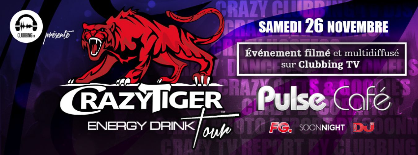 Crazy Tiger energy drink Tour