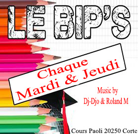 Bar le Bip’s Retrouve Dj Djo & Roland Martinelli aux platines du Bip’s !! pour des soiree students d