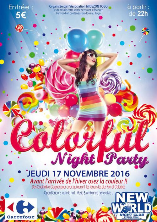 COLOR FULL NIGHT PARTY