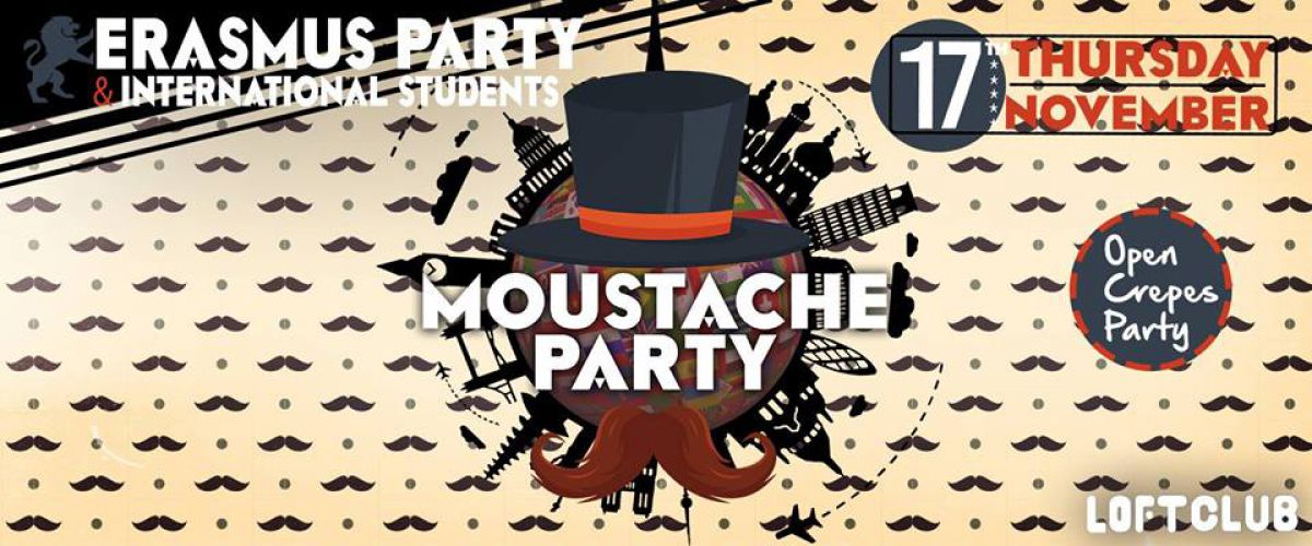 Erasmus Moustache Party