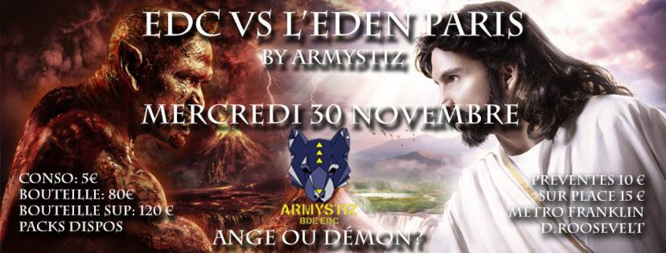 EDC VS L’EDEN Paris by Armystiz