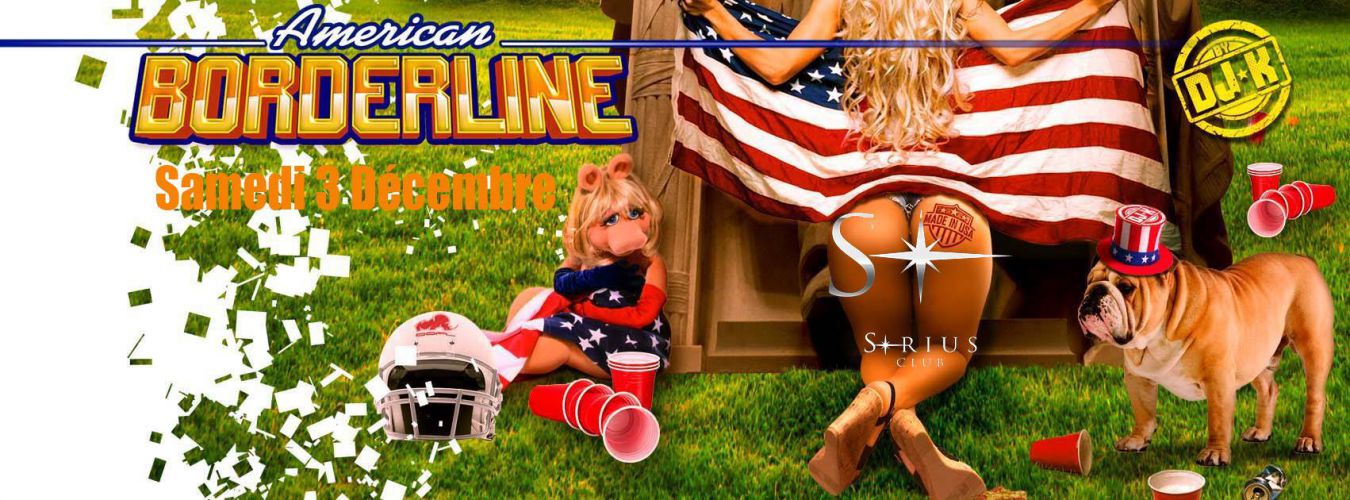 ◈ AMERICAN BORDERLINE ◈ Le SIRIUS ◈ SAMEDI 3 Décembre◈