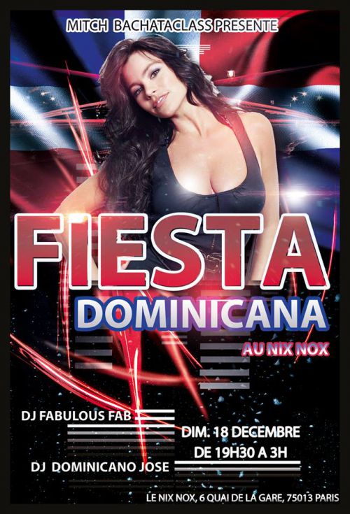 LE GRAND RETOUR DE LA FIESTA DOMINICANA AU  NIXNOX