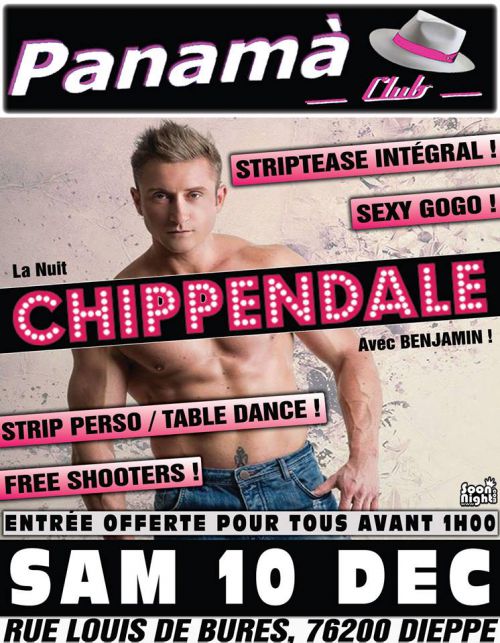 NUIT CHIPPENDALE avec BENJAMIN !