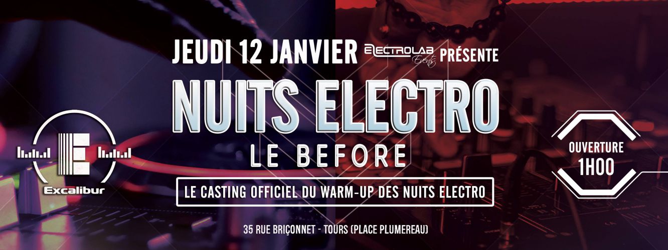 Le Before des Nuits Electro