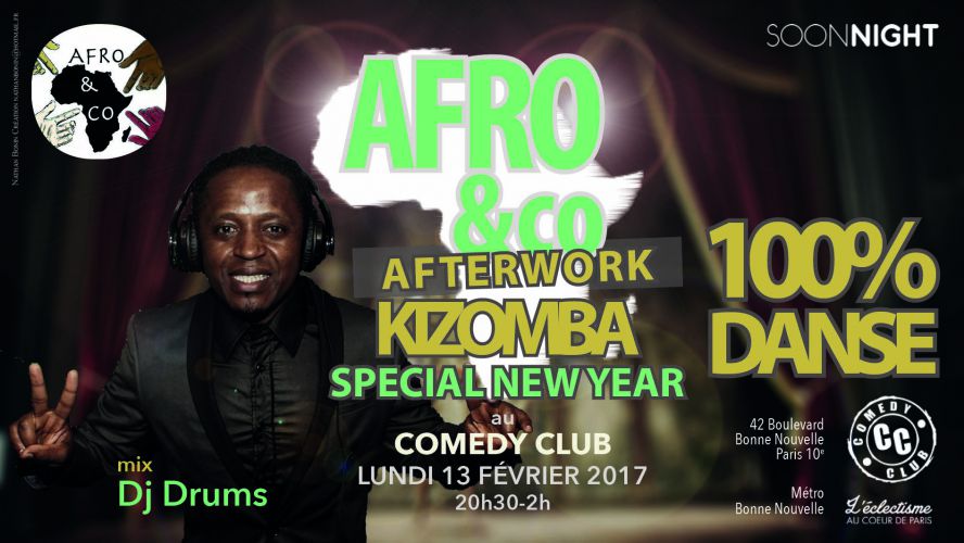 Afro&Co Kizomba special New Year au Comedy Club