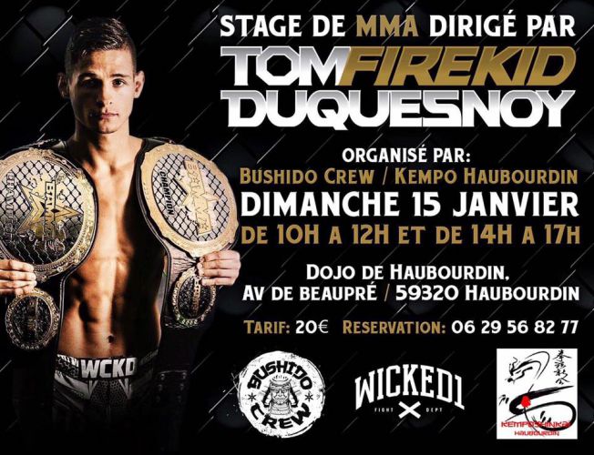 Stage de MMA dirigé par Tom