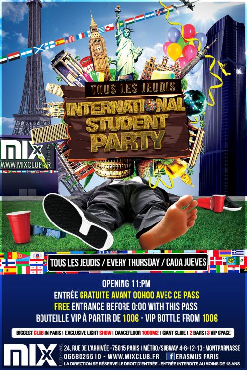 INTERNATIONAL STUDENT PARTY @ Mix Club