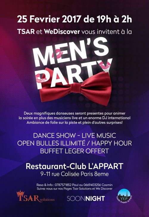 Men’s Day x Le Lancement x DJ Fete