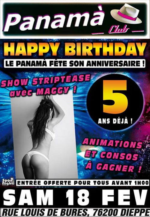 L’ANNIVERSAIRE DU PANAMÀ CLUB