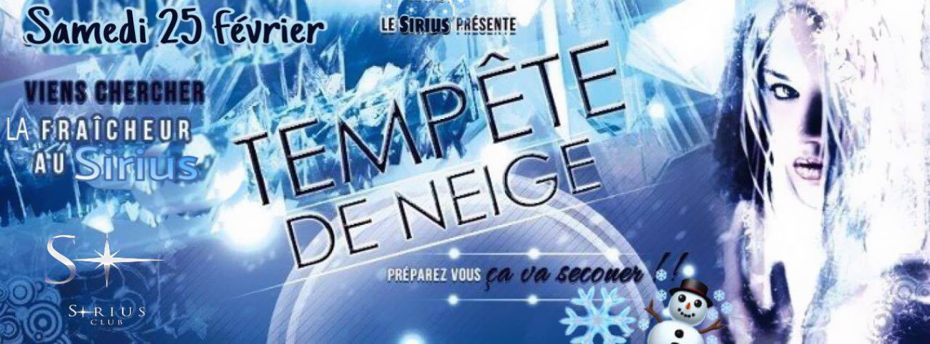 Tempête de Neige