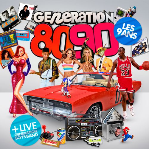 GENERATION 80-90 – BIRTHDAY PARTY 9 ANS – (+ Live Generation Boys Band)
