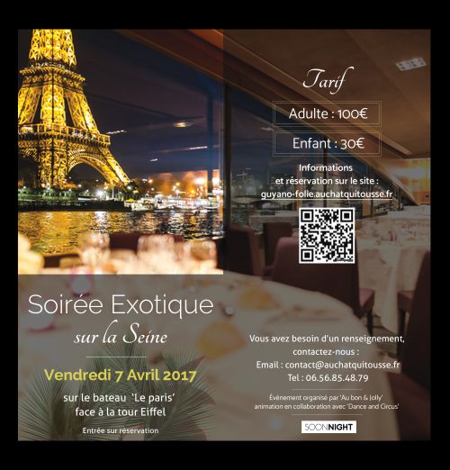 Soirée exotique sur la seine