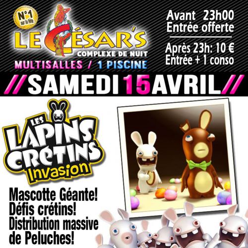 Lapins cretins invasion