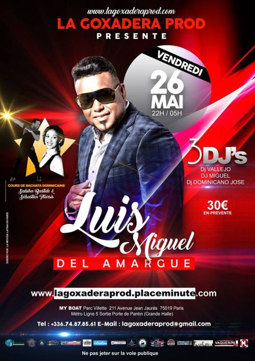 Luis Miguel Del Amargue En Concert a Paris