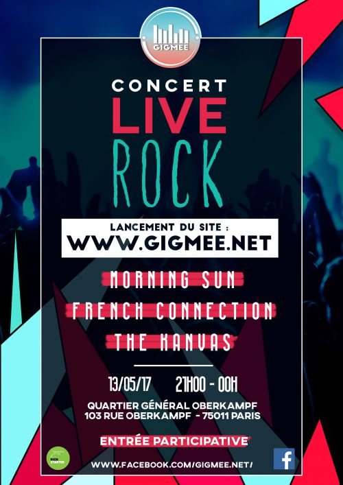 Live Rock Concert Morning Sun // French Connection // The Kanvas