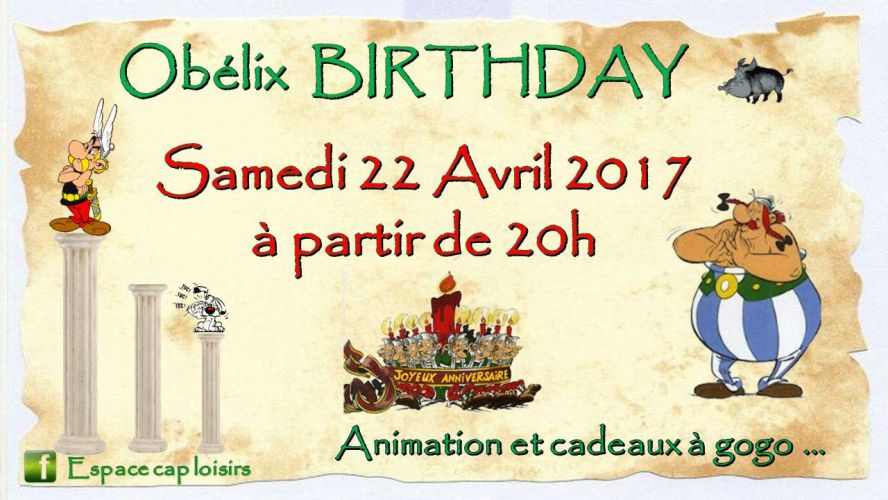 Special Birthday Obélix