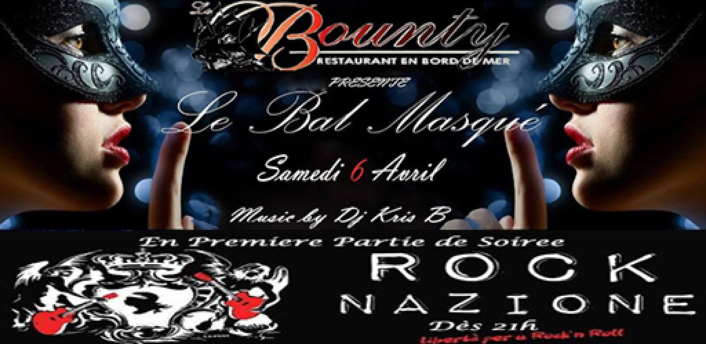 ✔️ SAMEDI Dès 21h le Groupe ????ROCK NAZIONE???? Suivi BAL MASQUE   Venez avec vos plus beaux masque
