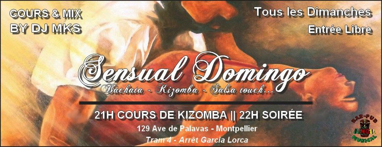 Sensual Domingo ☆ Cours Kizomba & Soirée ☆ Mix by Dj MKS