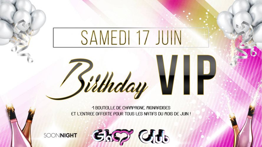 BIRTHAY VIP GLAM CLUB