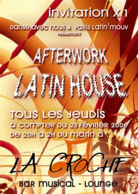 AFTERWORK LATIN-HOUSE