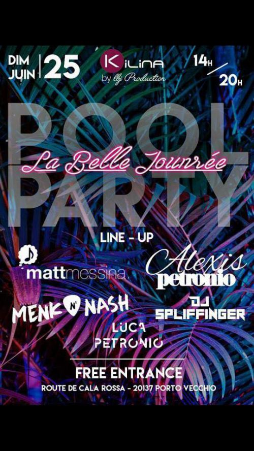 Pool party @  Restaurant Le K
