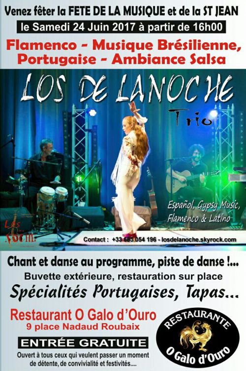 Concert Flamenco Gypsy Musique brésilienne Brasil Portugaise et Salsa Roubaix nord pas de calais pic