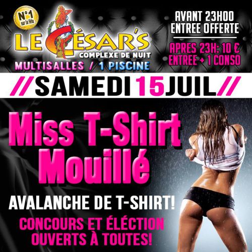Miss T-Shirt Mouillé 2017
