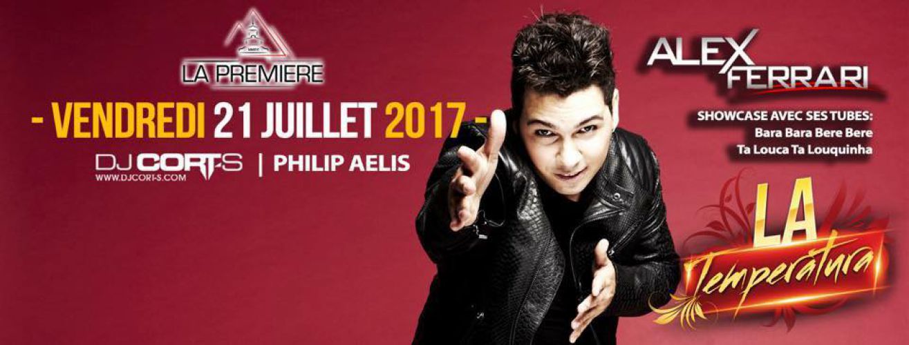 La Temperatura: Alex Ferrari En Show Case Et DJ Cort-S