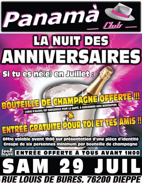 LA NUIT DES ANNIVERSAIRES