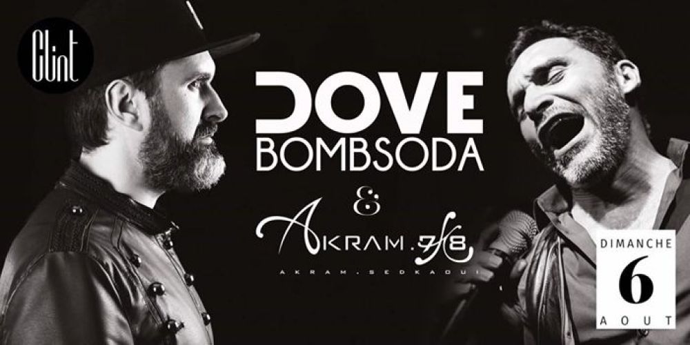 Akram « The Golden Voice « aux côtés de Dove Bombsoda, le Dj ayant passé dix années derrière les pla