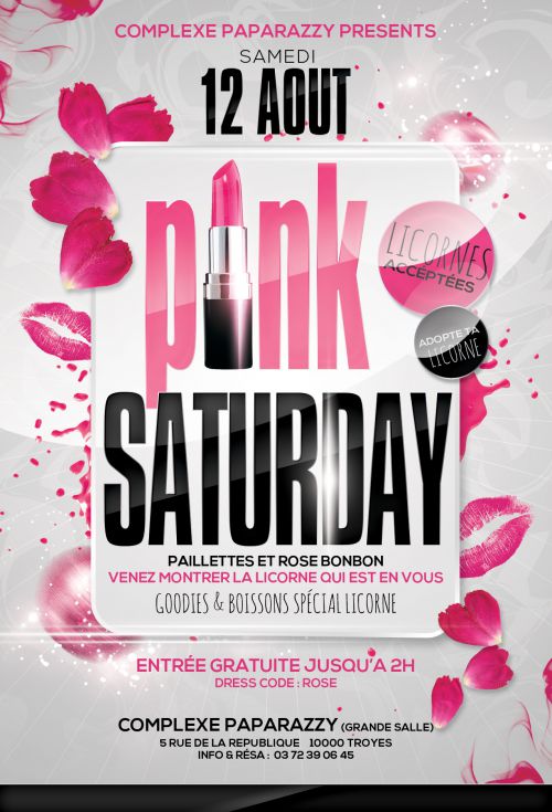 PINK SATURDAY (Spécial LICORNE)