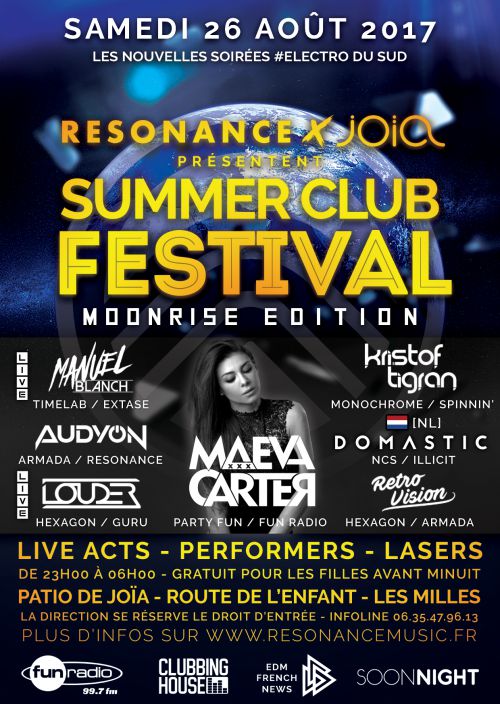 Resonance x Joïa Summer Club Festival – Moonrise Edition