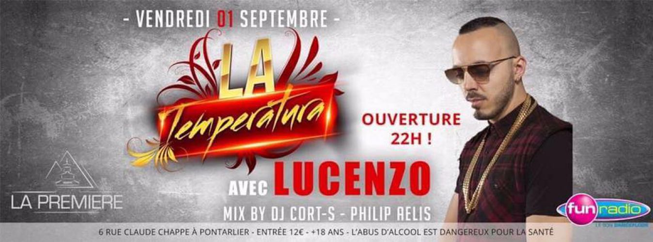 La Temperatura Avec Lucenzo En Show Case