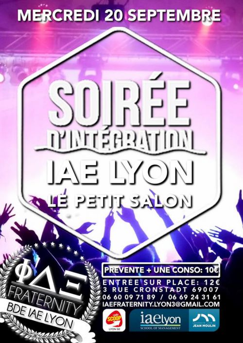 Soirée D’inté IAE Lyon