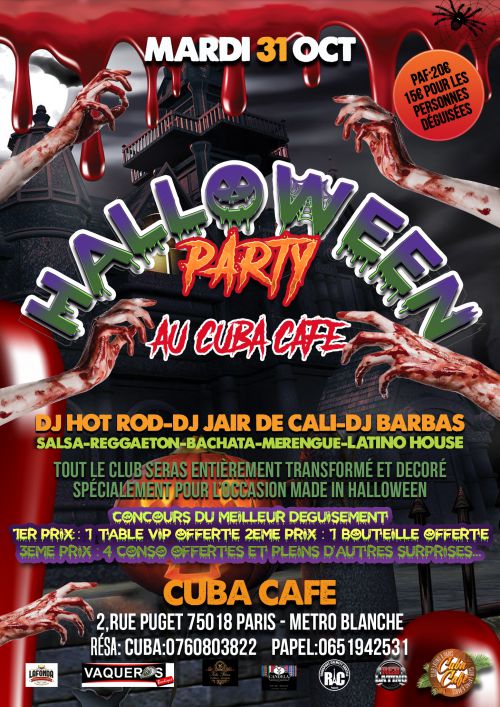 ✟ Halloween Party ✟ by Cuba Cafe
