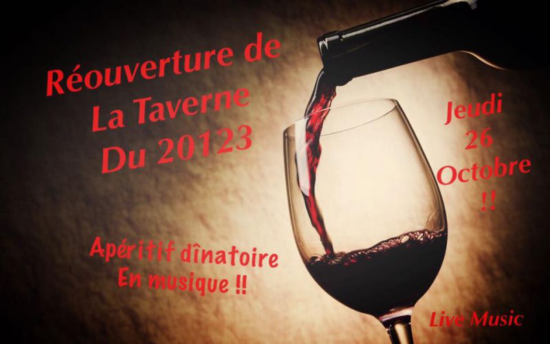 Réouverture de La Taverne du 20123 !!