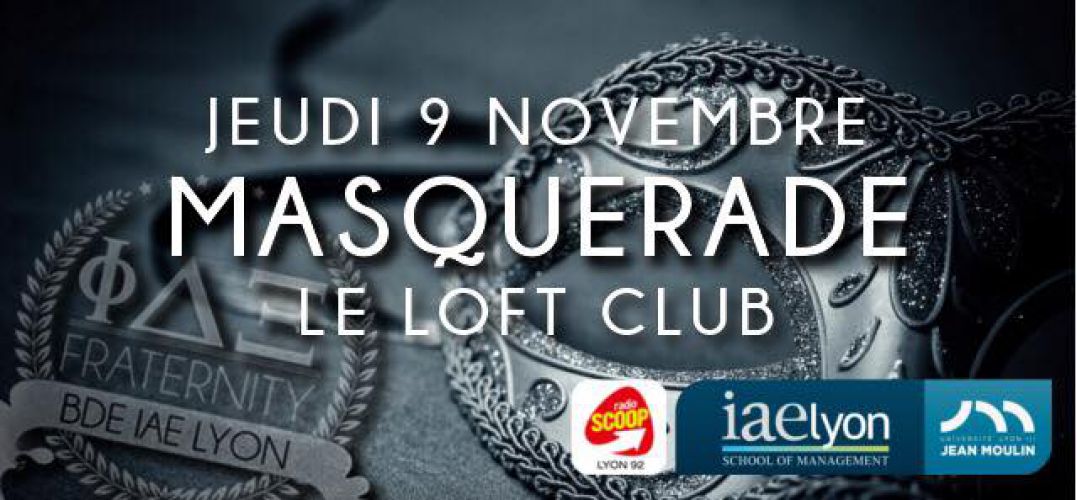 Soirée Post-Partiels Masquerade IAE
