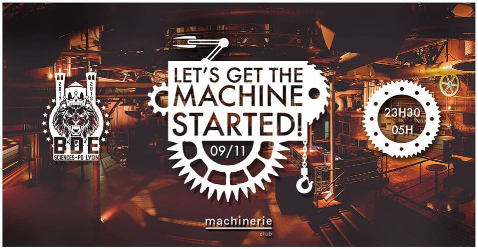 Soirée BDE – Let’s get the machine started !