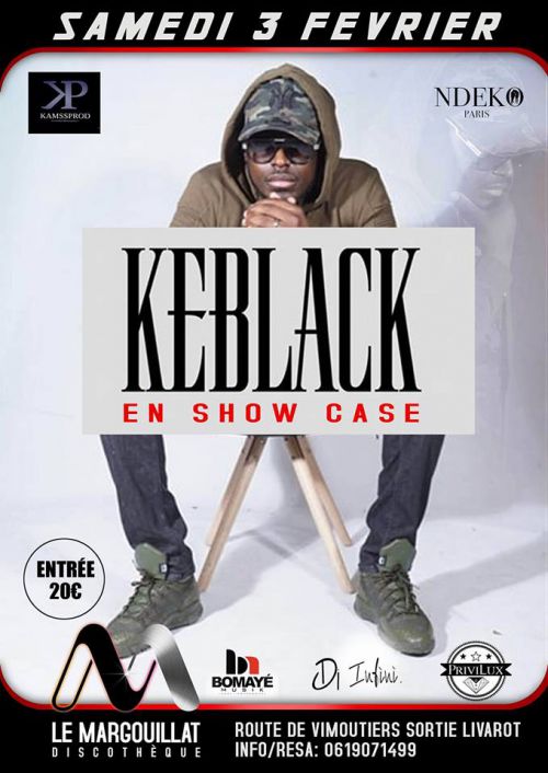 Keblack en showcase