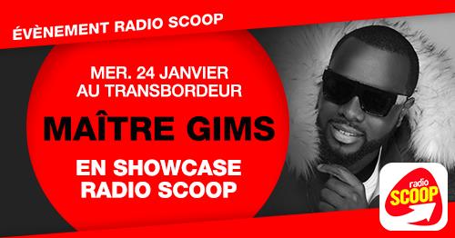 Maître Gims en showcase avec Radio SCOOP !