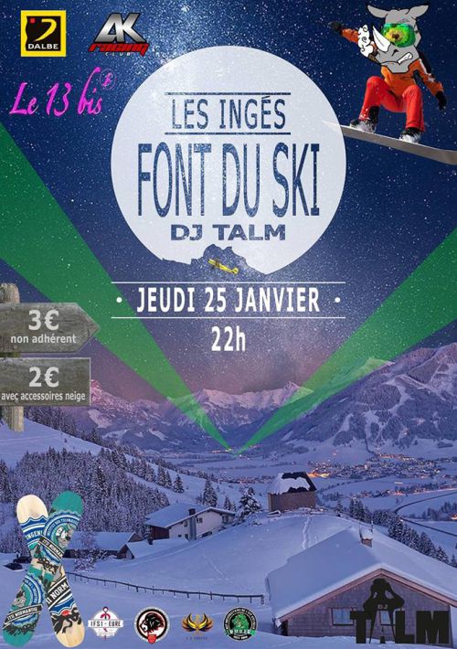 les inges font du ski