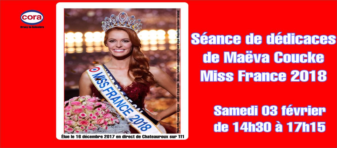 Séance de dédicaces Miss France 2018