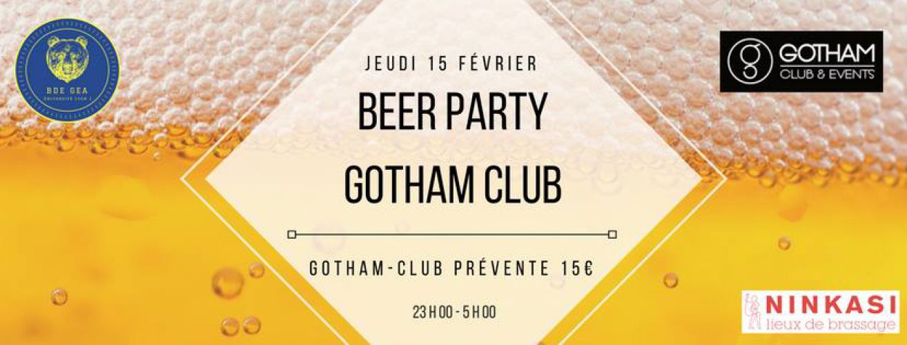 Beer Party IUT GEA Lyon 1